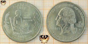 Quarter Dollar, USA, 2003, D, Alabama 1819,  Vorschaubild