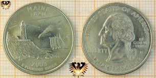 Quarter Dollar, USA, 2003, D, Maine  Vorschaubild