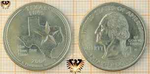 Quarter Dollar, USA, 2004, D, Texas  Vorschaubild