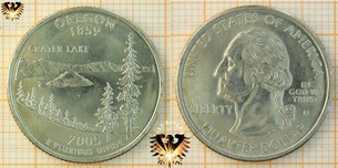Quarter Dollar, USA, 2005, D, Oregon 1859  Vorschaubild