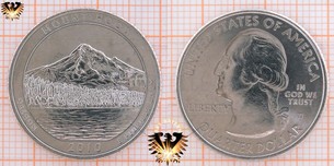 Quarter Dollar, USA, 2010, D, Mount Hood, Oregon, America the Beautiful
