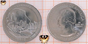 Quarter Dollar, USA, 2010, D, Yosemite, California,  Vorschaubild