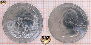 Quarter Dollar, USA, 2011, D, Glacier, Monatana,  Vorschaubild