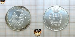 Italia 1990, Silber, 5 Pesos aus Cuba  Vorschaubild